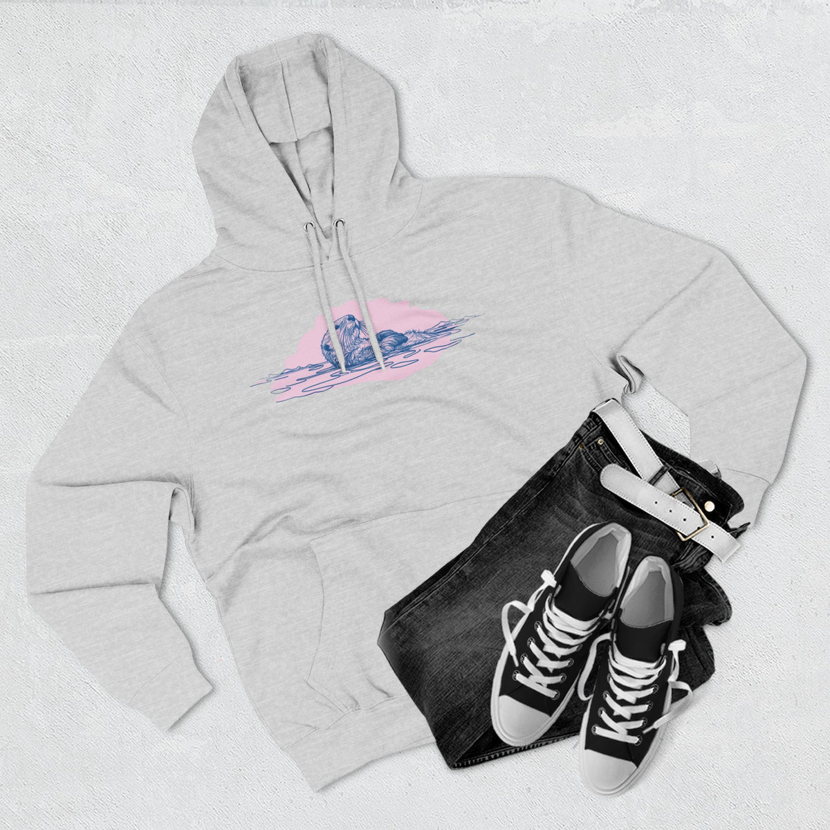 Sea Otter Hoodie | Floating Otter Hoodie