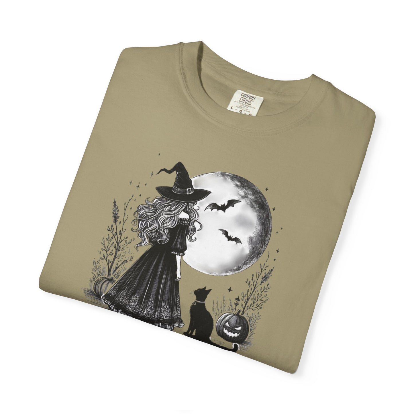 Comfort Colors Halloween Witch Moon Tee