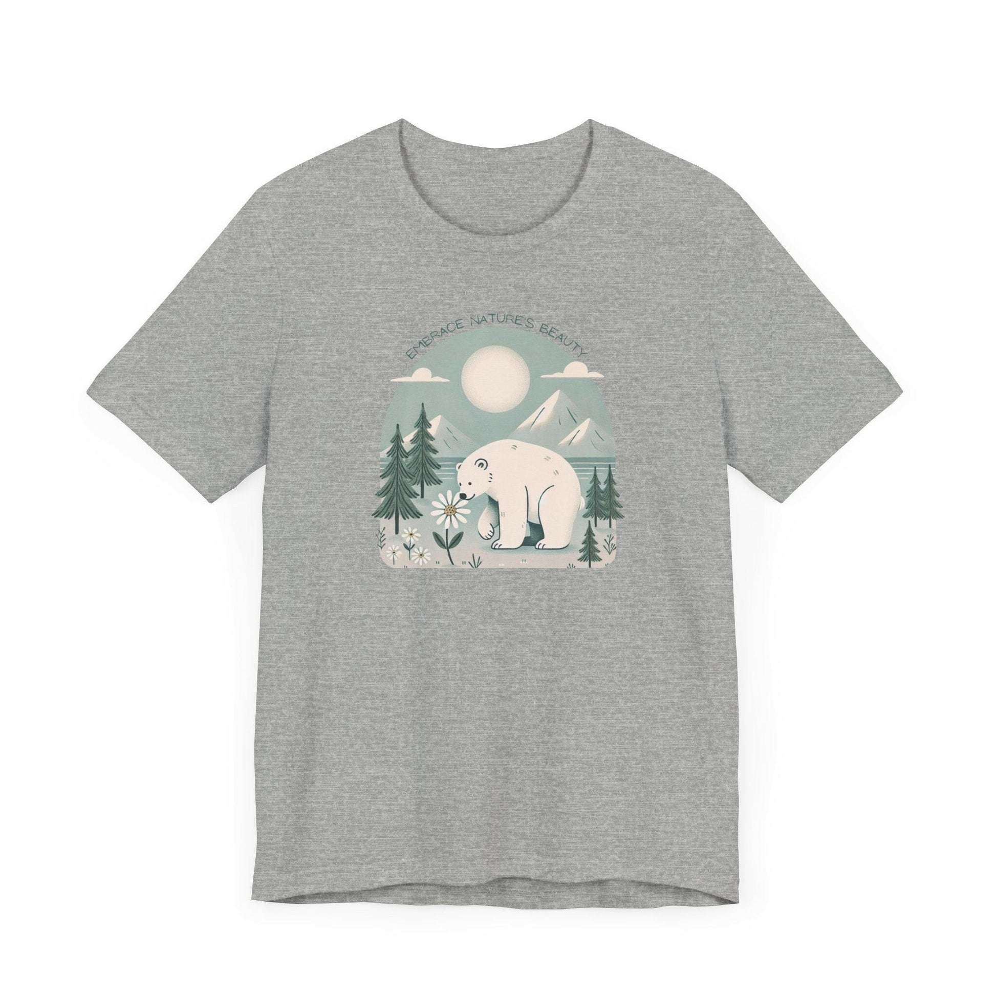 Nature Lover's Unisex Tee - 'Embrace Nature's Beauty' Graphic T-Shirt - Stompy Paws