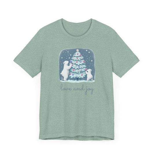 Polar Bear Family Christmas Tee