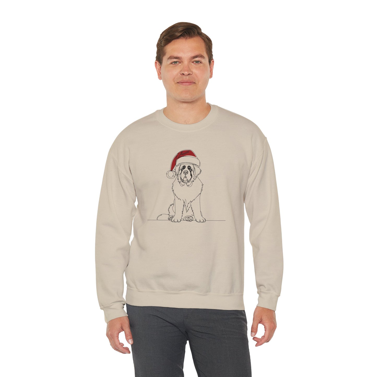 Saint Bernard Christmas Sweatshirt