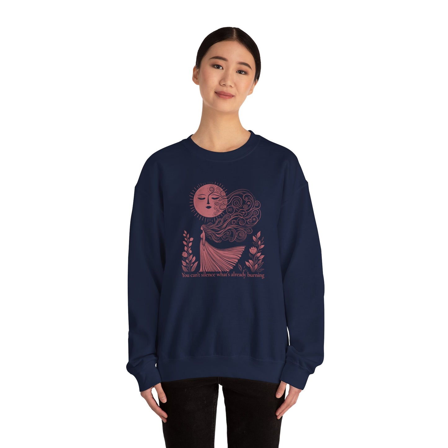 The Eternal Flame Celestial Art Sweatshirt | Mystic Den