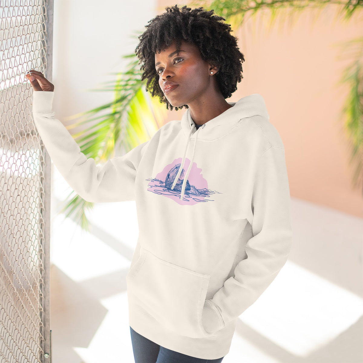 Sea Otter Hoodie | Floating Otter Hoodie