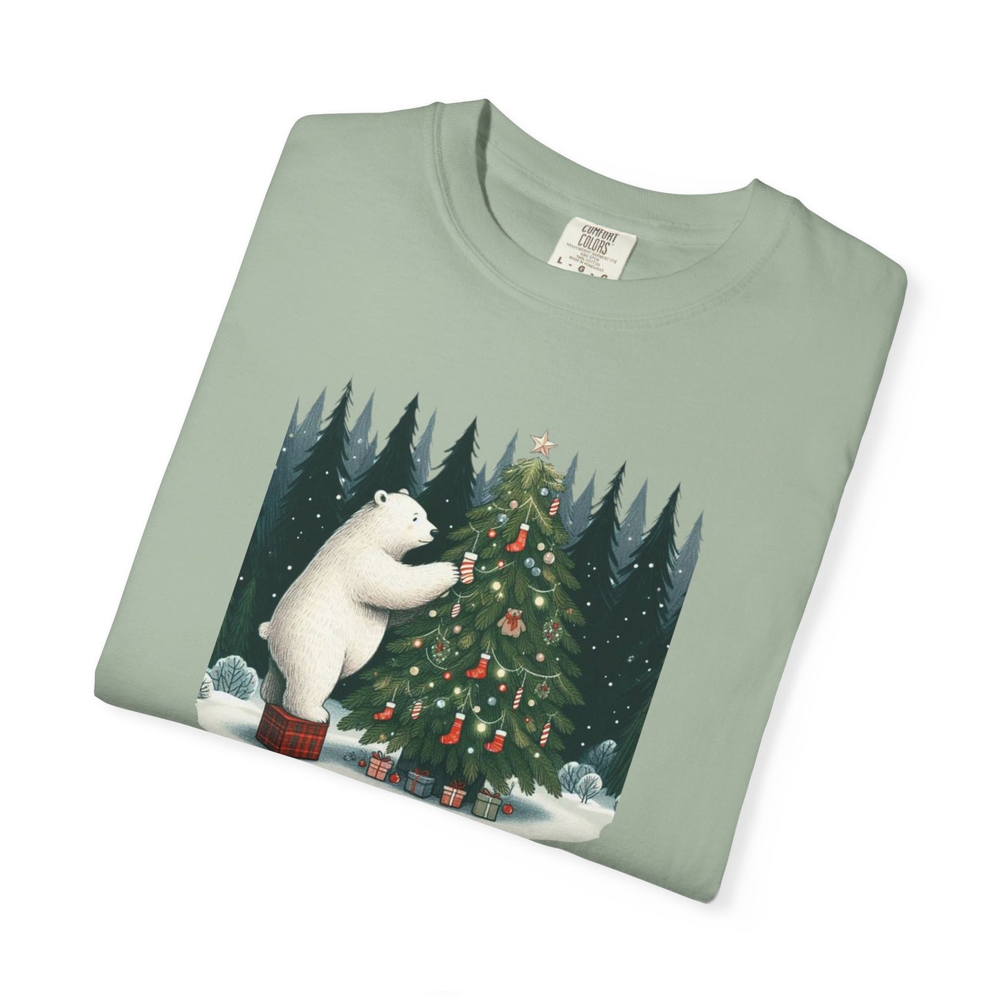 Alpine Christmas Polar Bear Tee