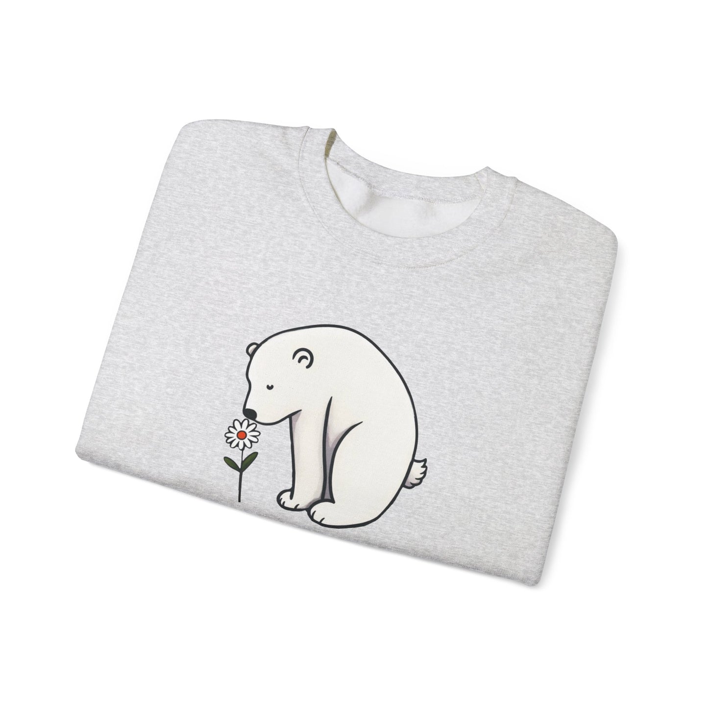 Polar Bear Daisy Sweatshirt | Polar Den Edition