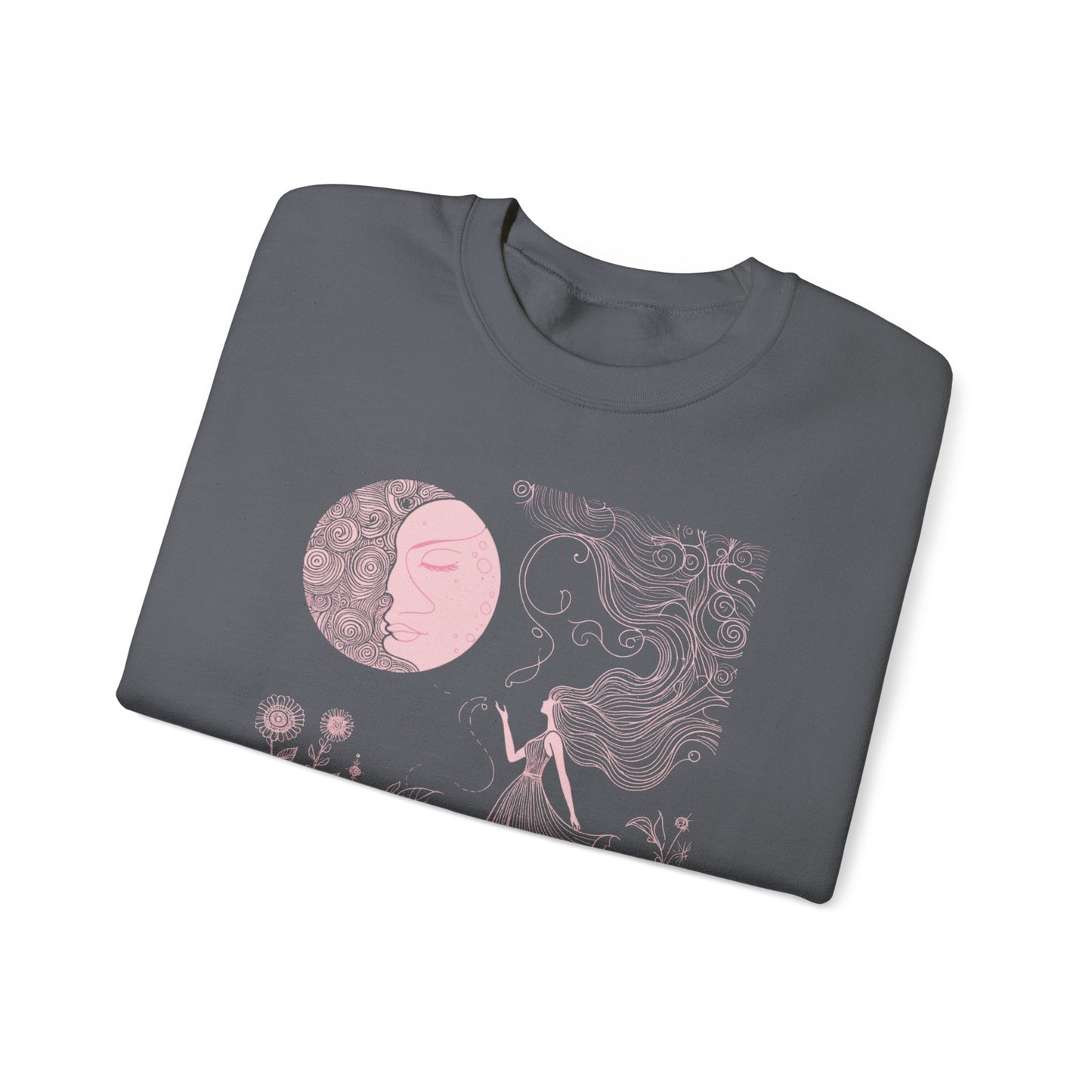 Lunar Muse Celestial Art Sweatshirt | Gallery Edition