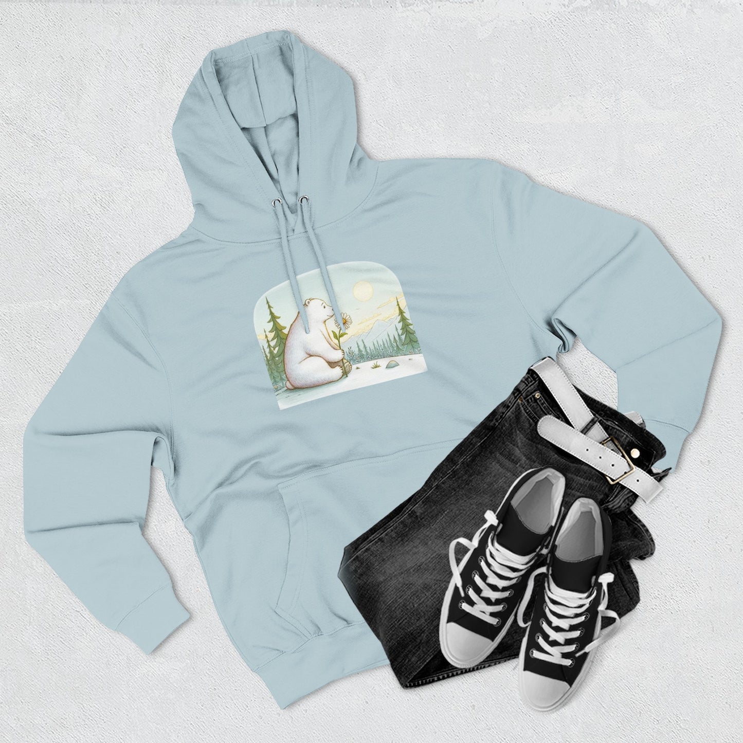 Polar Bear Mountain Meadow Hoodie