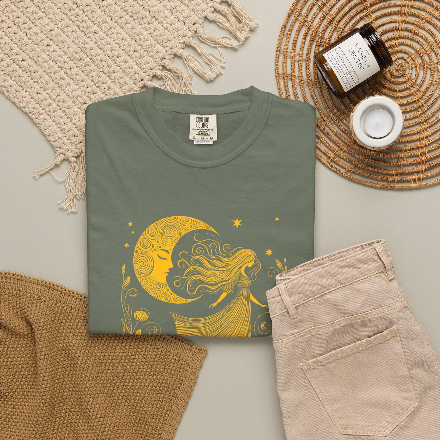 Golden Moon Wanderer Comfort Colors Tee