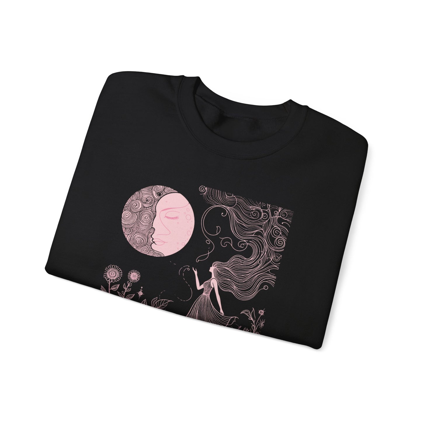 Lunar Muse Celestial Art Sweatshirt | Gallery Edition