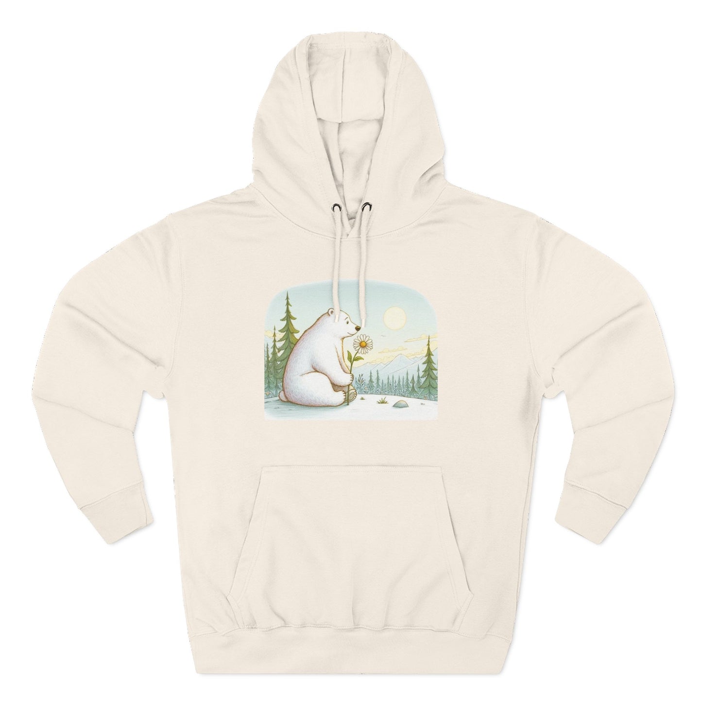 Polar Bear Mountain View Meadow Hoodie