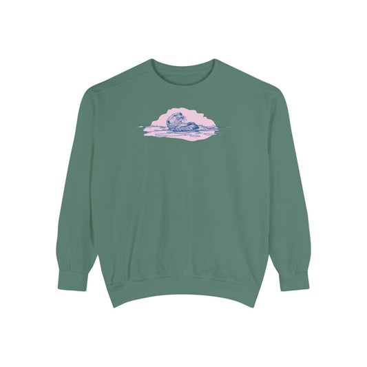 Coastal Otter Comfort Colors Sweatshirt