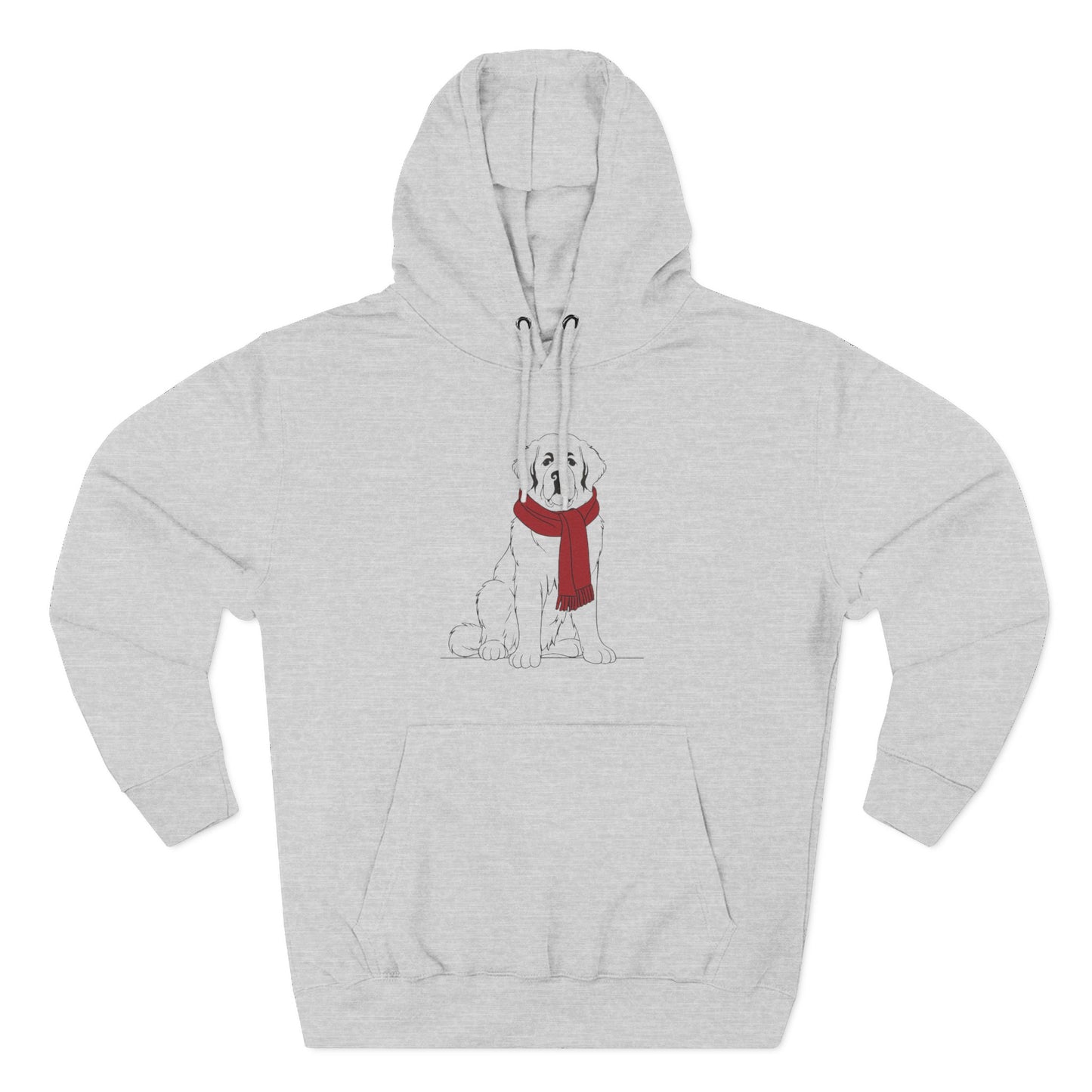 Great Pyrenees Winter Scarf Hoodie