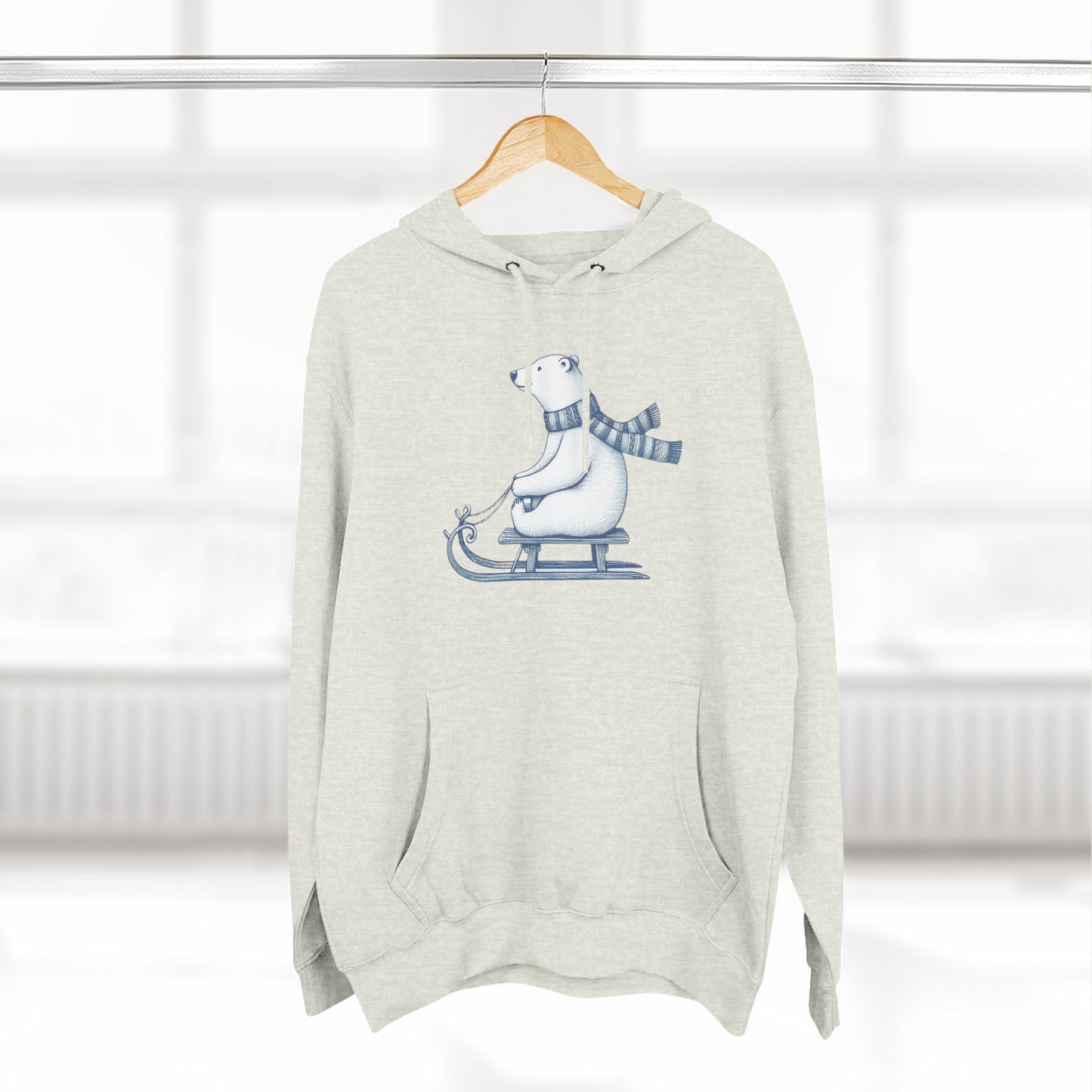 Polar Bear Sledding Hoodie