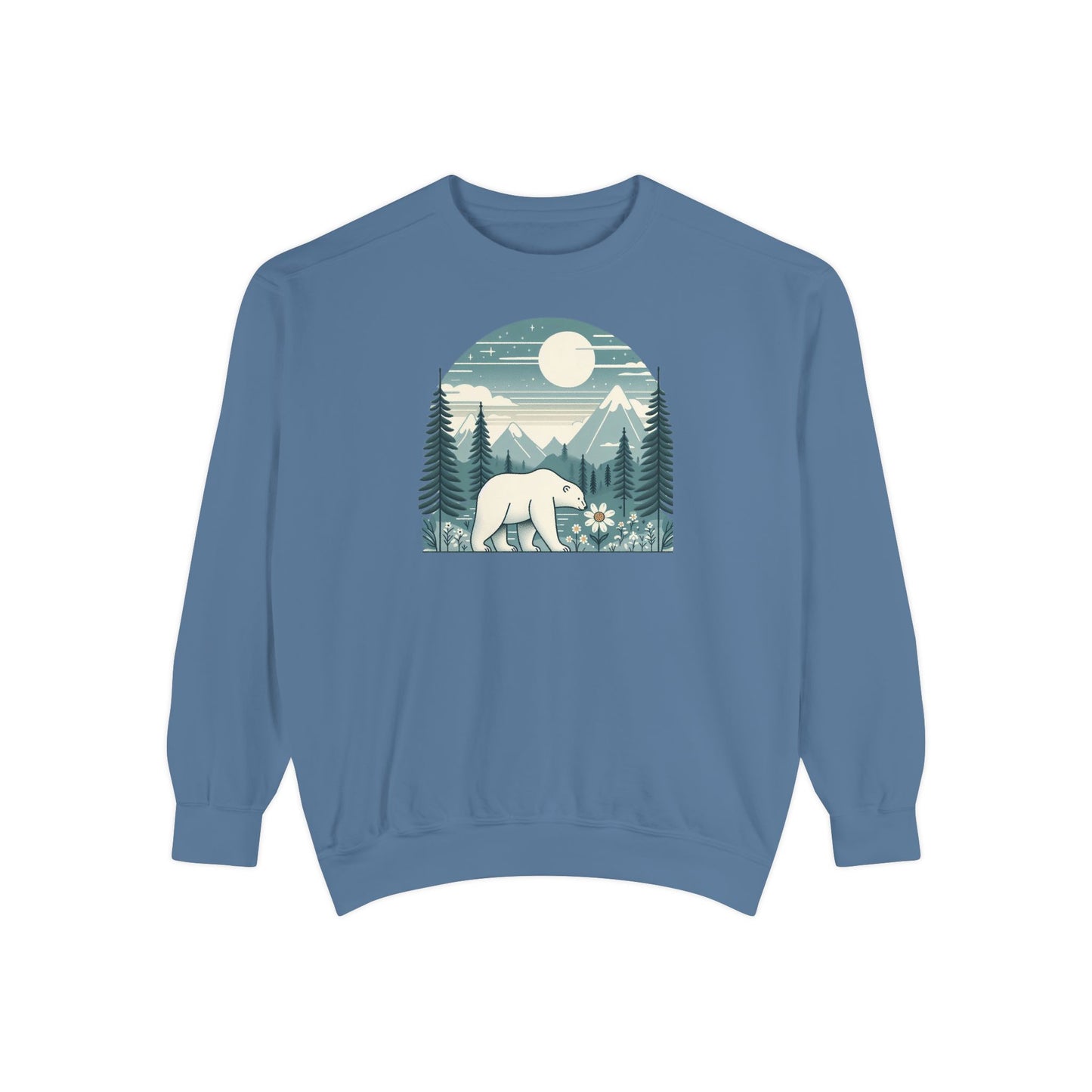 Solstice Polar Bear Comfort Colors Sweatshirt