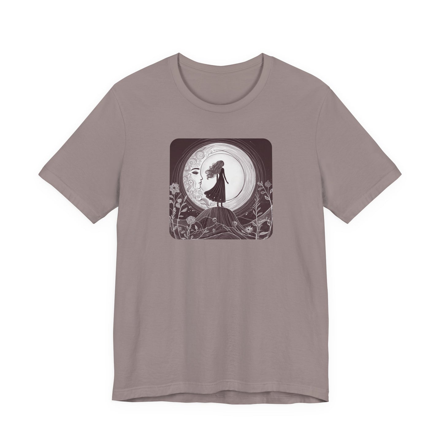 The Lunar Traveler Art-Only Premium Tee | Mystic Den Signature Series