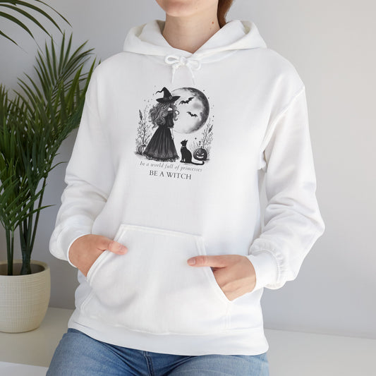 Be a Witch Premium Hoodie | Empowerment Silhouette Graphic