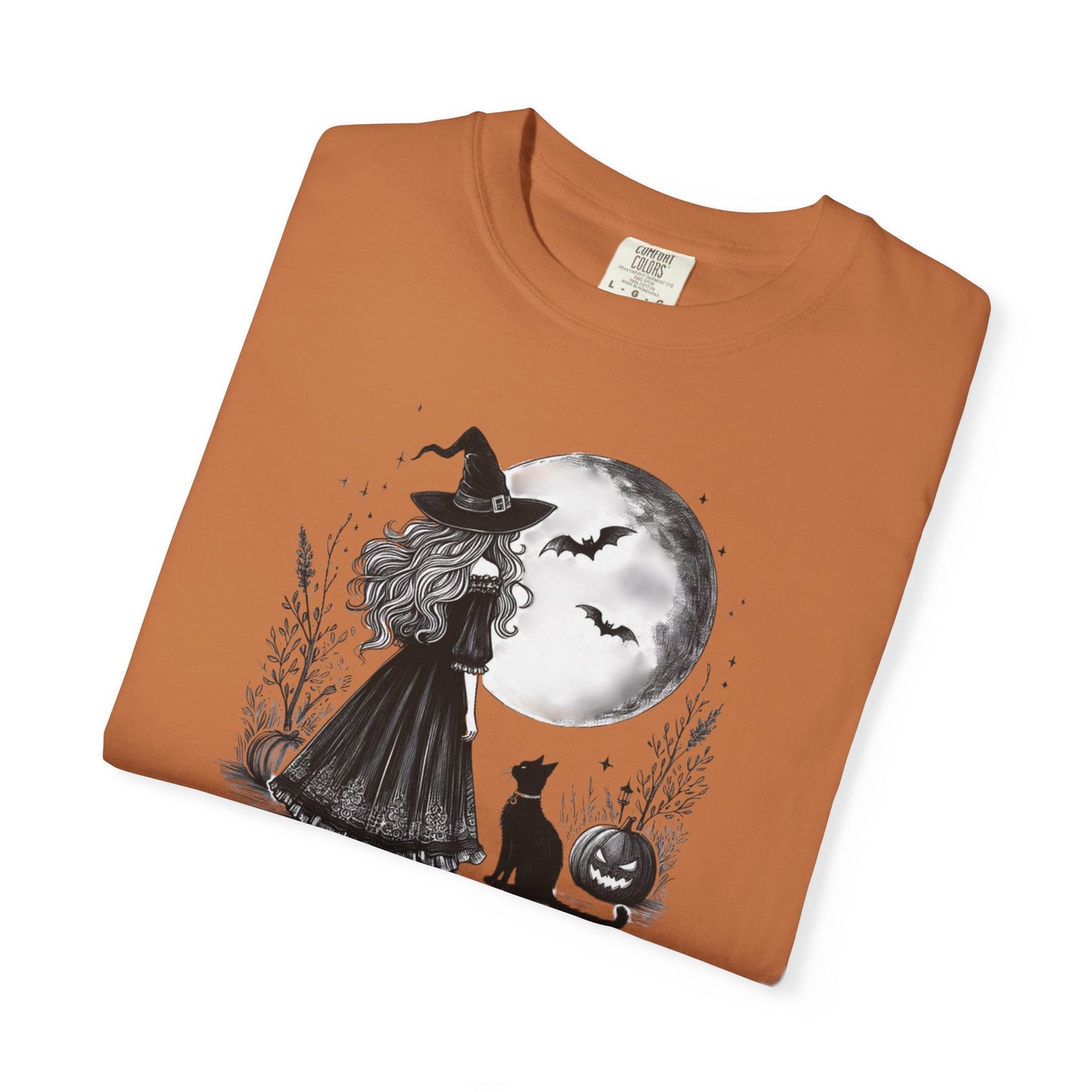 Comfort Colors Halloween Witch Moon Tee
