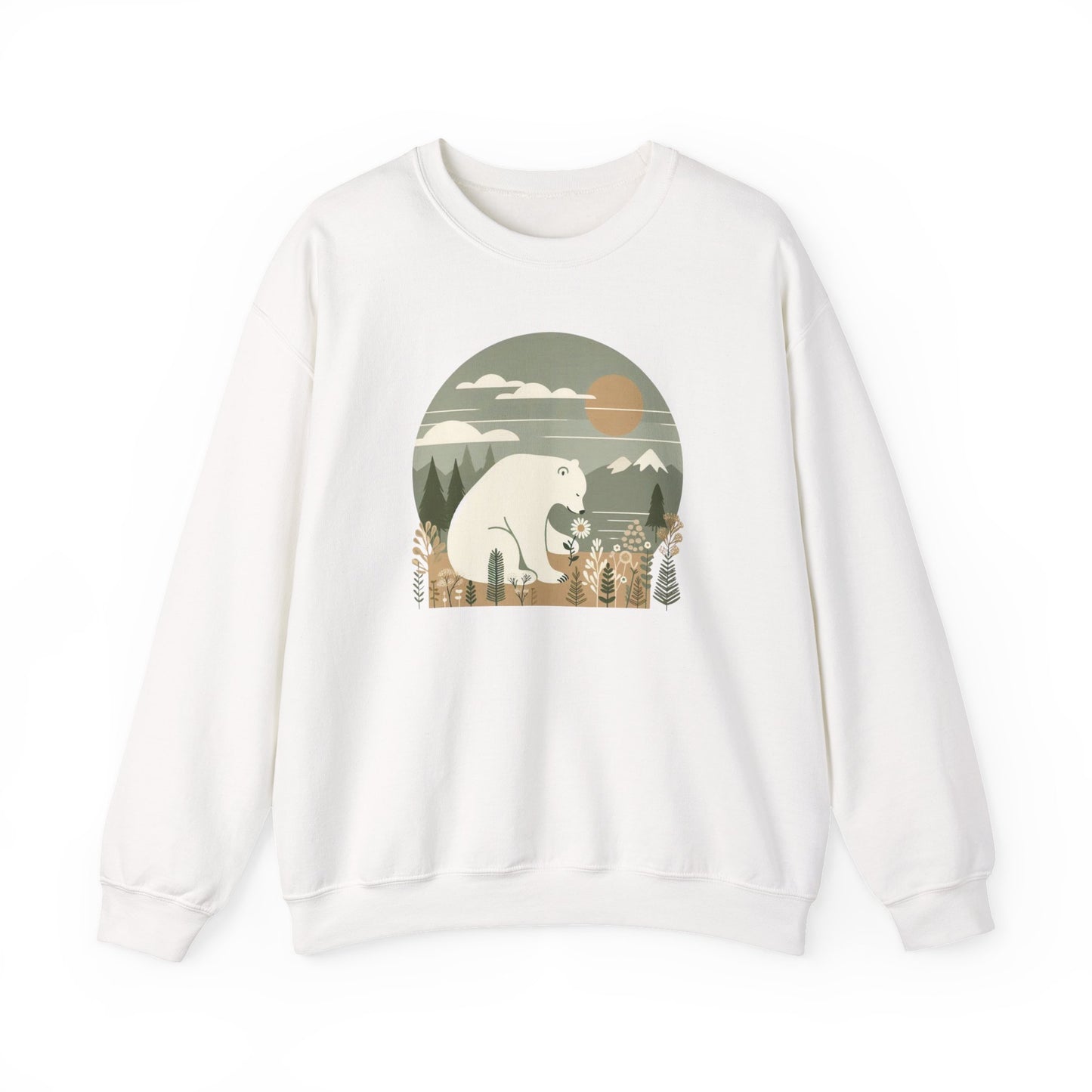 Polar Bear and Daisy Midweight Sweatshirt | Polar Den Edition