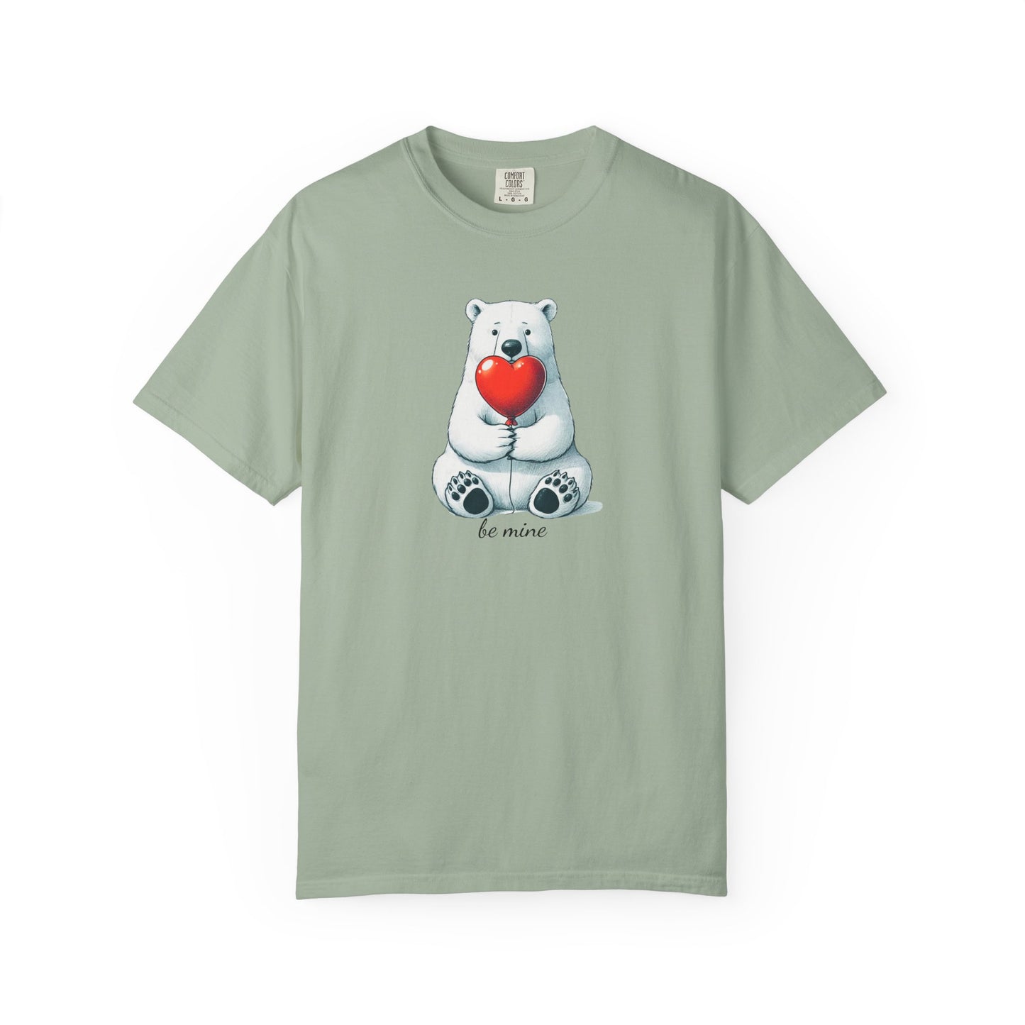 Be Mine Polar Bear Comfort Colors Tee
