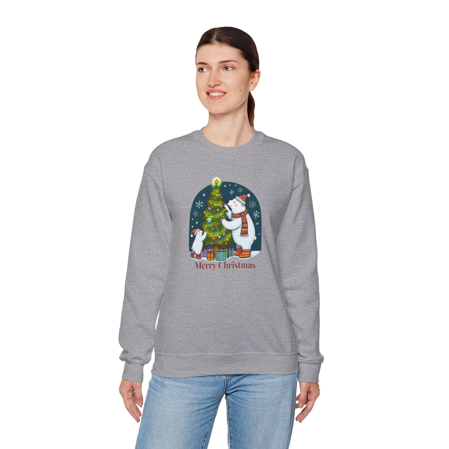 Merry Christmas Polar Bear Sweatshirt