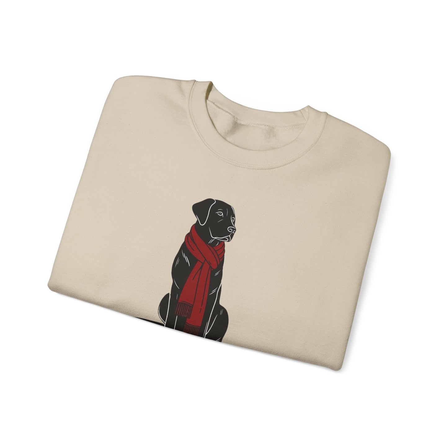 Black Lab Winter Dog Sweatshirt