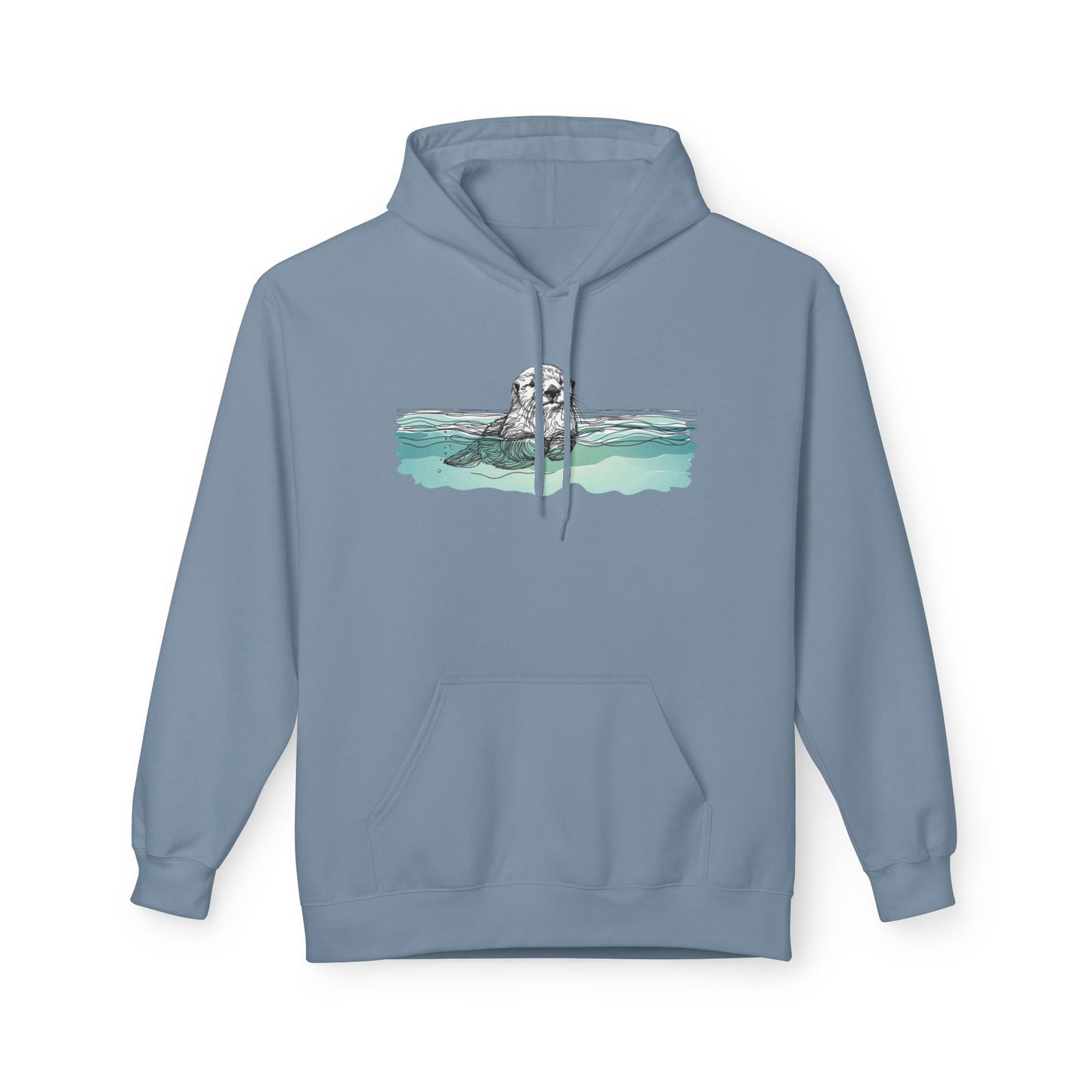 Watercolor Sea Otter Hoodie
