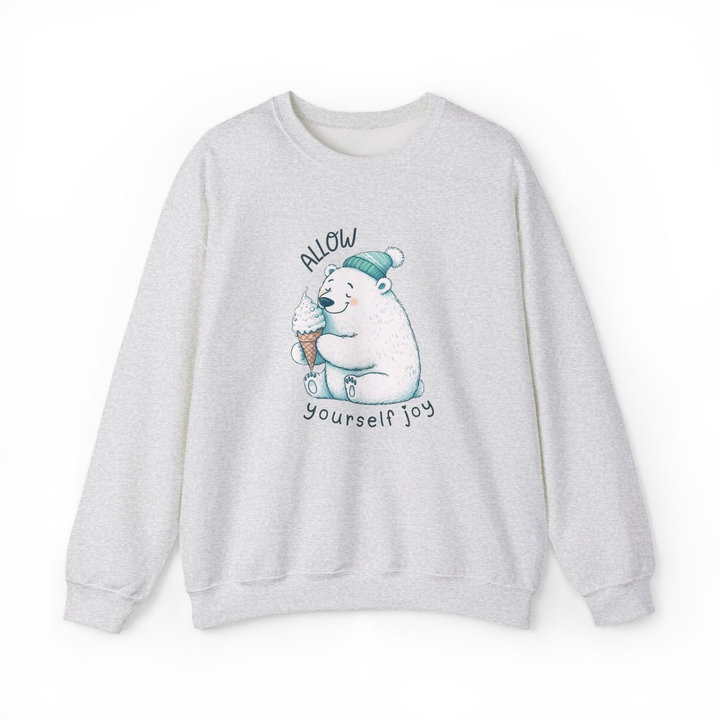 Allow Yourself Joy Polar Bear Sweatshirt