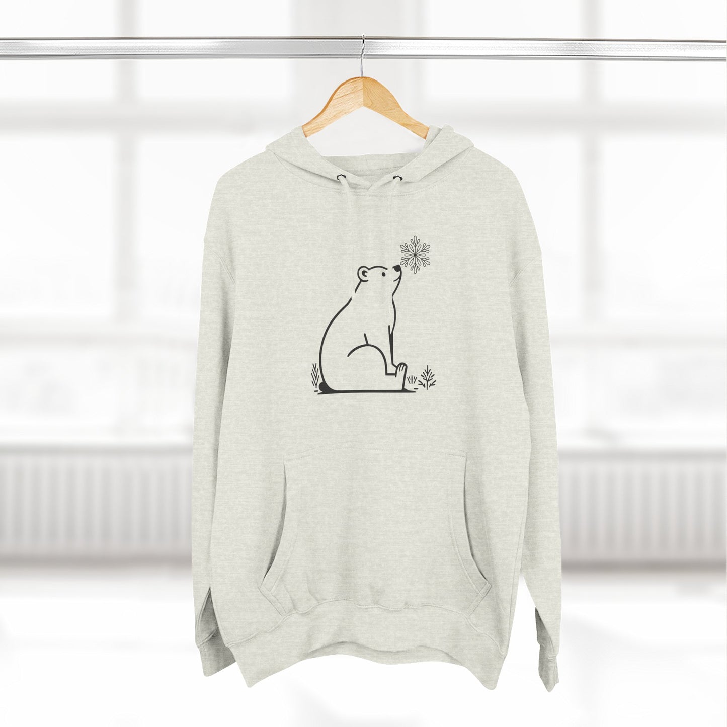 Snowflake Polar Bear Hoodie