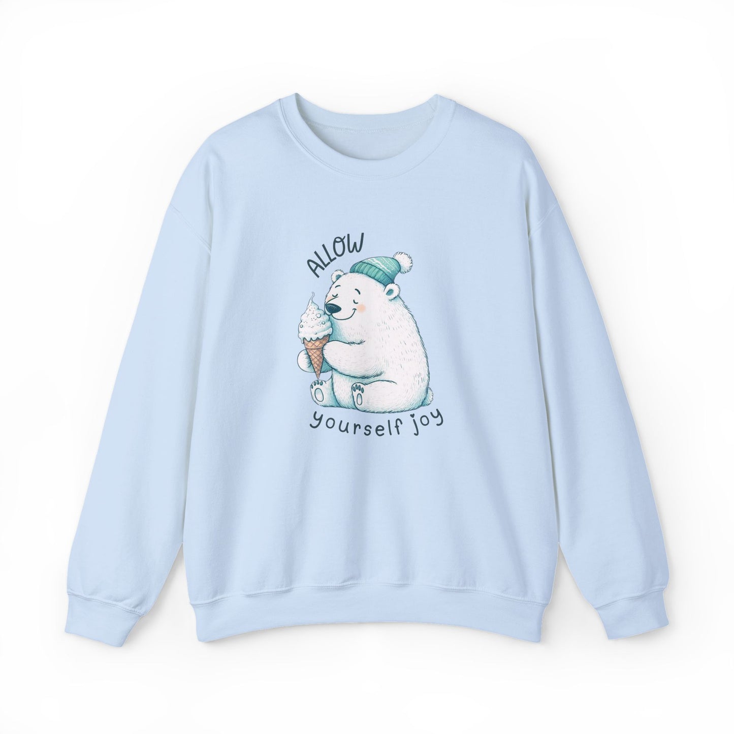 Allow Yourself Joy Polar Bear Sweatshirt