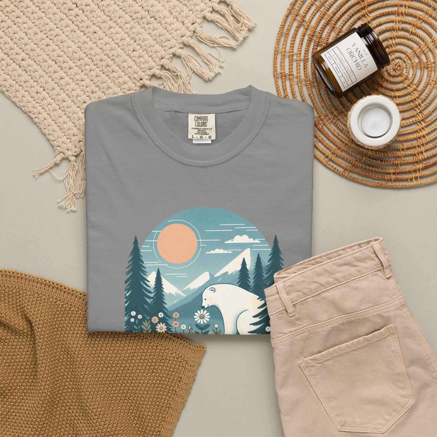 Arctic Bloom Comfort Colors Tee