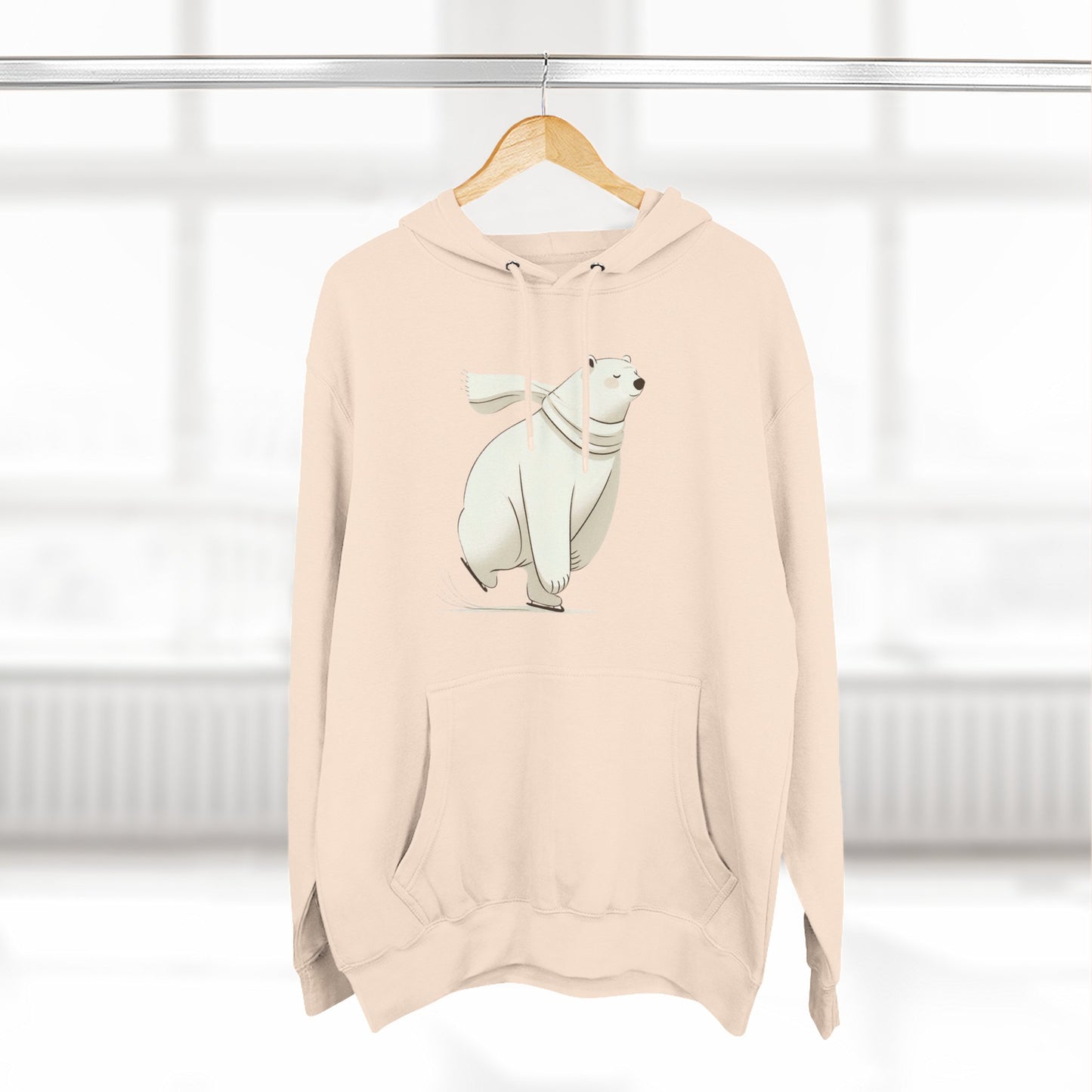 Polar Bear Skating Hoodie