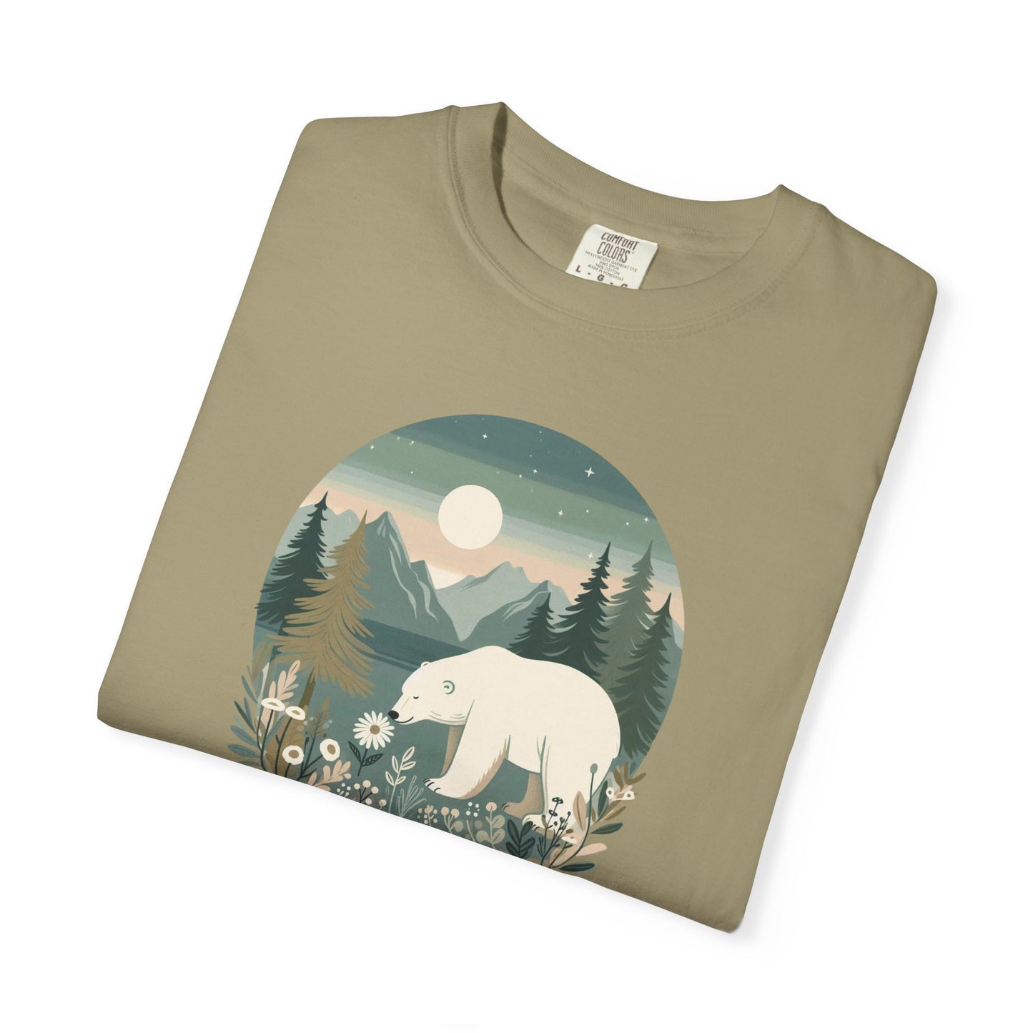 Moonlit Meadow Polar Bear Tee
