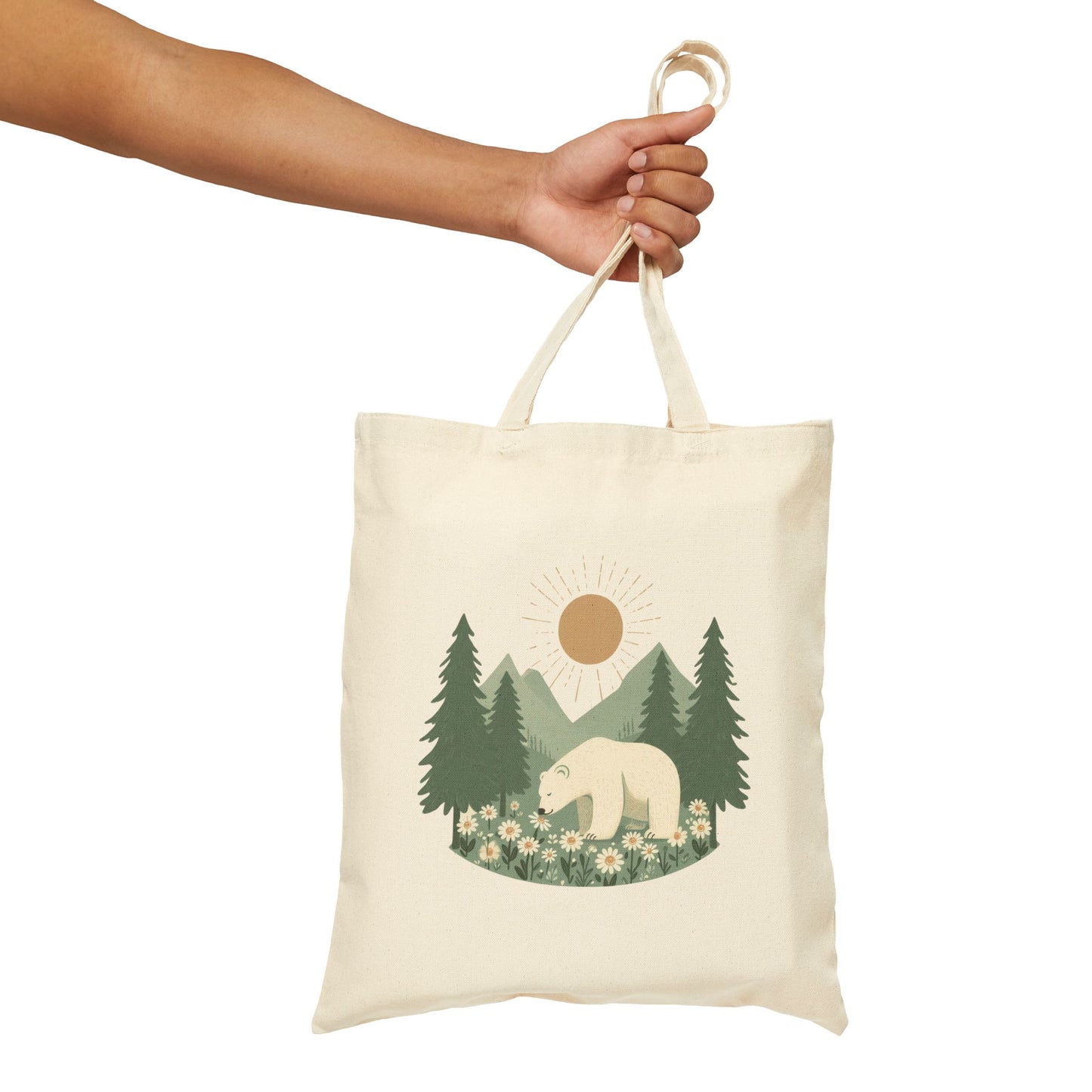Polar Bear Meadow| Double-Sided Heritage Tote