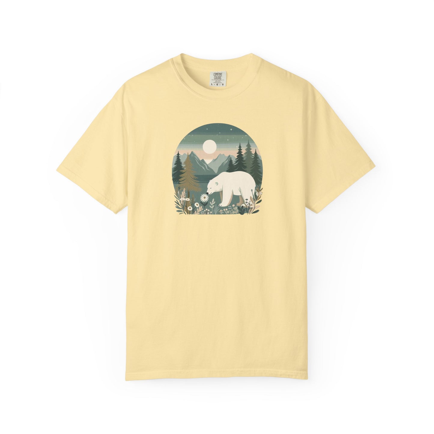 Polar Bear Wilderness Comfort Colors Tee