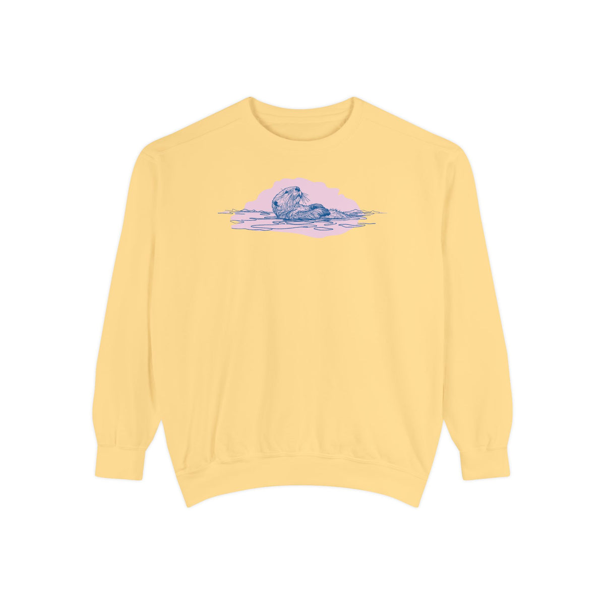 Sea Otter Sweatshirt | Floating Otter Crewneck
