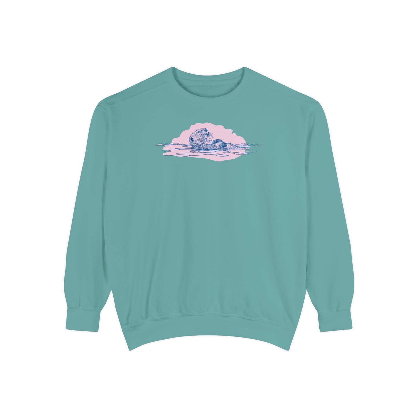 Coastal Otter Comfort Colors Sweatshirt