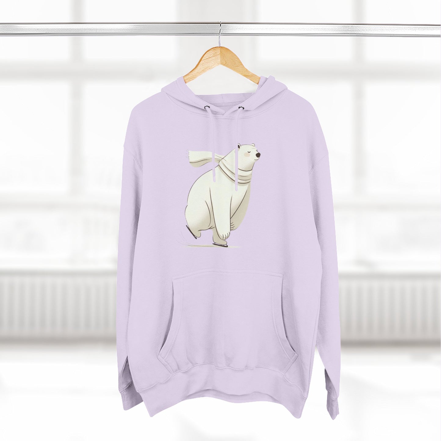 Polar Bear Skating Hoodie