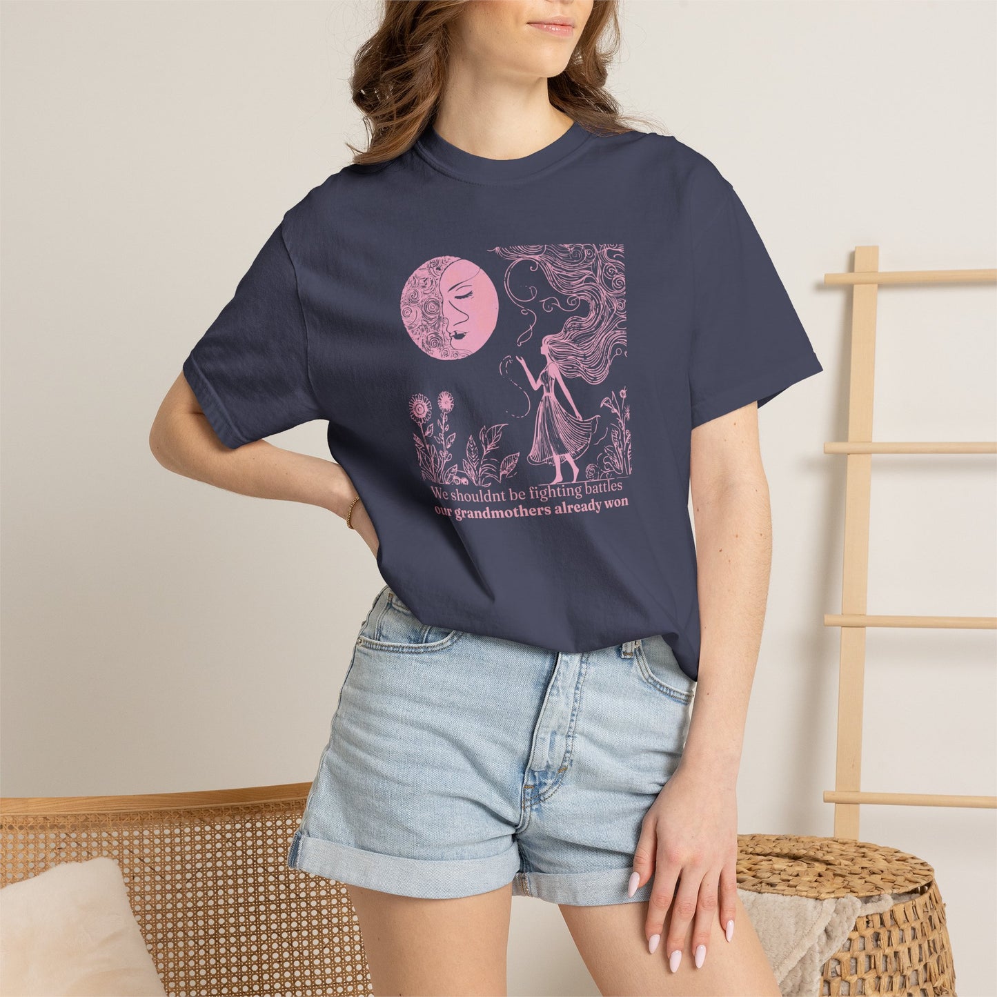 We Shouldn’t Be Fighting Battles Comfort Colors Tee Description