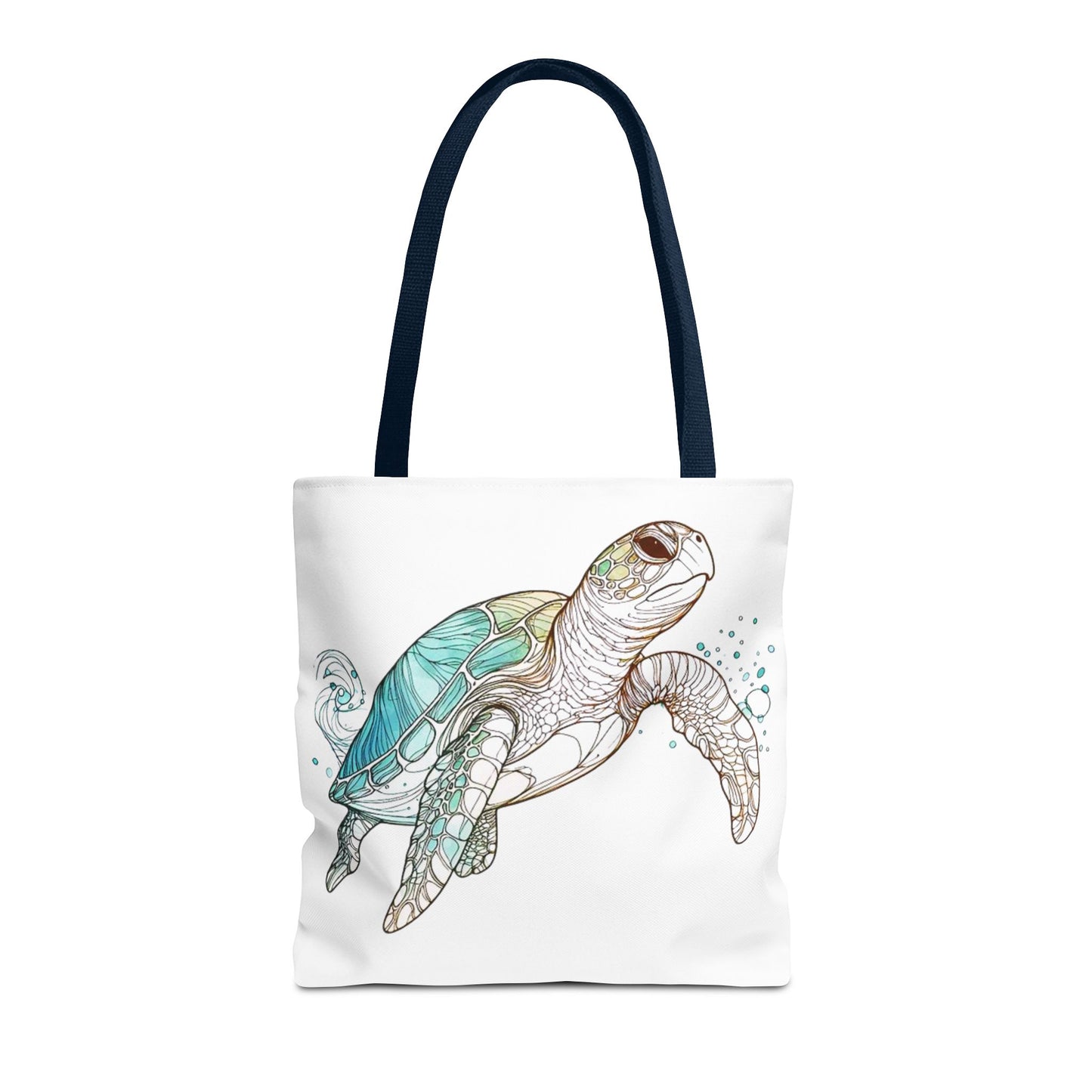 Sea Turtle Ocean Tote Bag | Marine Life Beach Bag