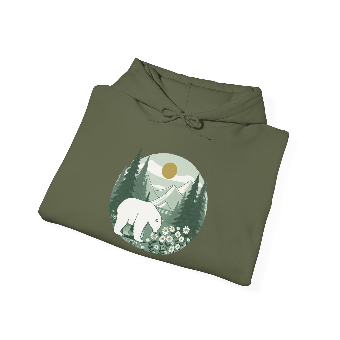 Polar Bear in the Pines Hoodie | Polar Den Edition