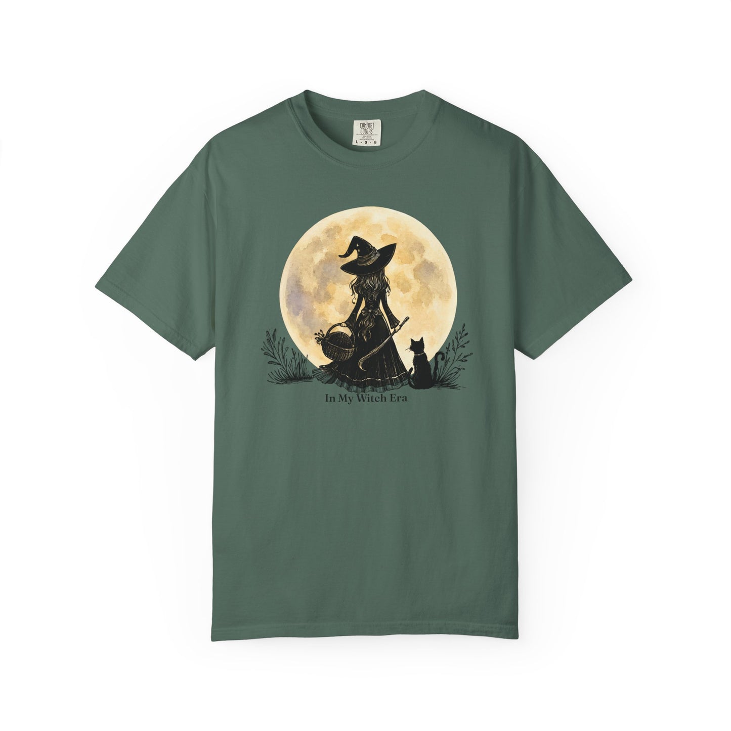 In My Witch Era Graphic Tee | Moon Witch Comfort Colors Shirt
