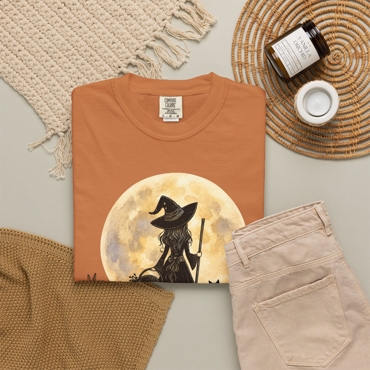 In My Witch Era Graphic Tee | Moon Witch Comfort Colors Shirt