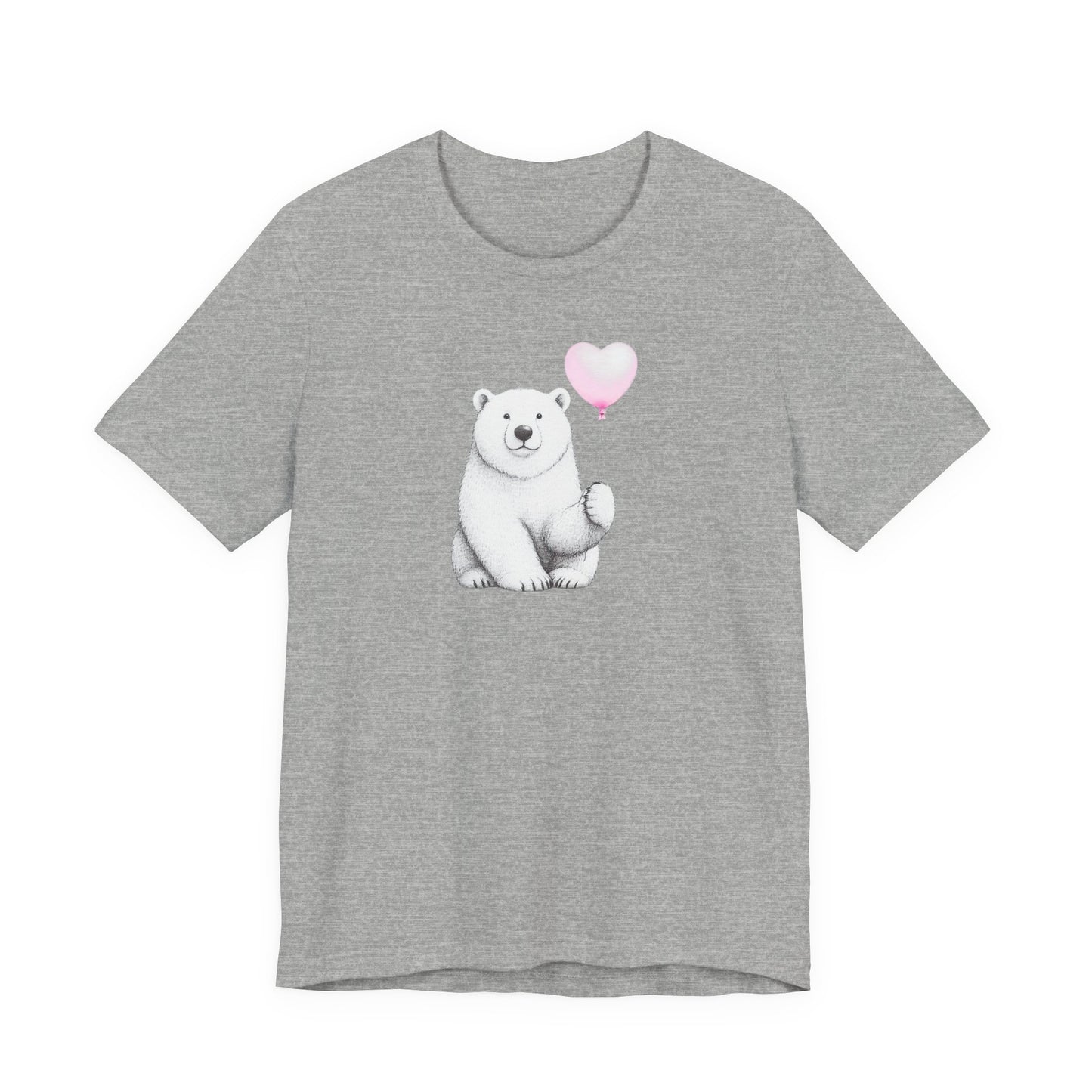 Polar Bear Holding a Balloon Tee