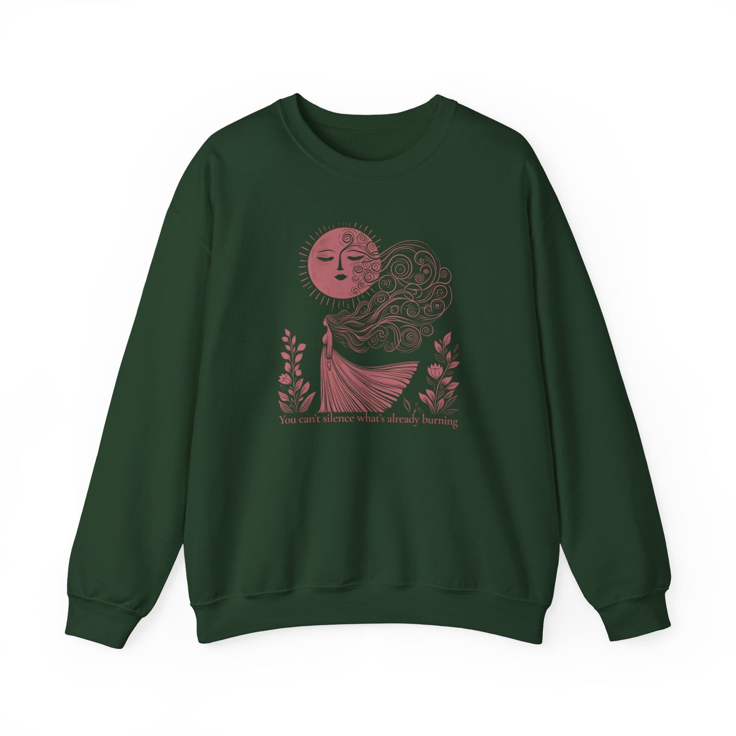 The Eternal Flame Celestial Art Sweatshirt | Mystic Den