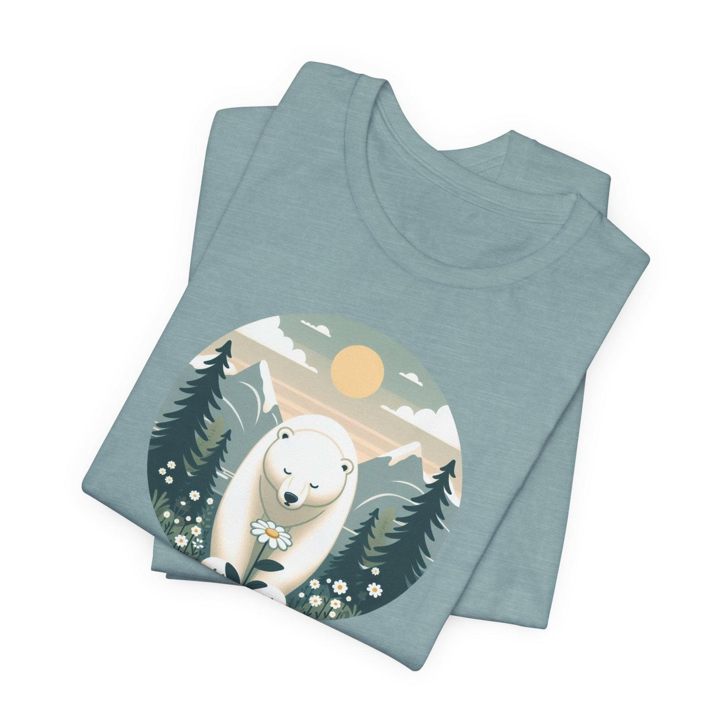 Polar Bear Tee - Cozy Nature-Inspired T-Shirt for Animal Lovers