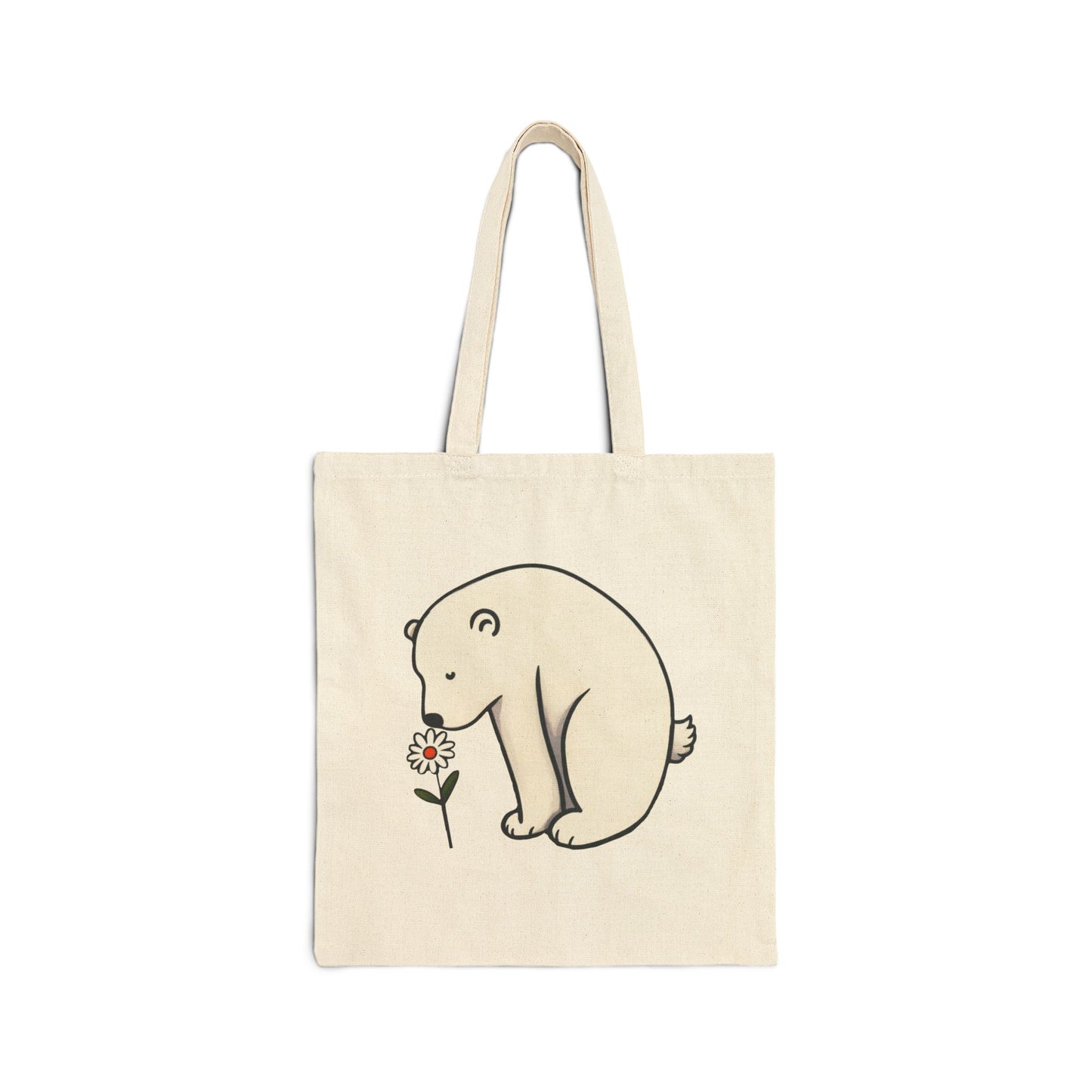Polar Bear Daisy | Double-Sided Heritage Tote
