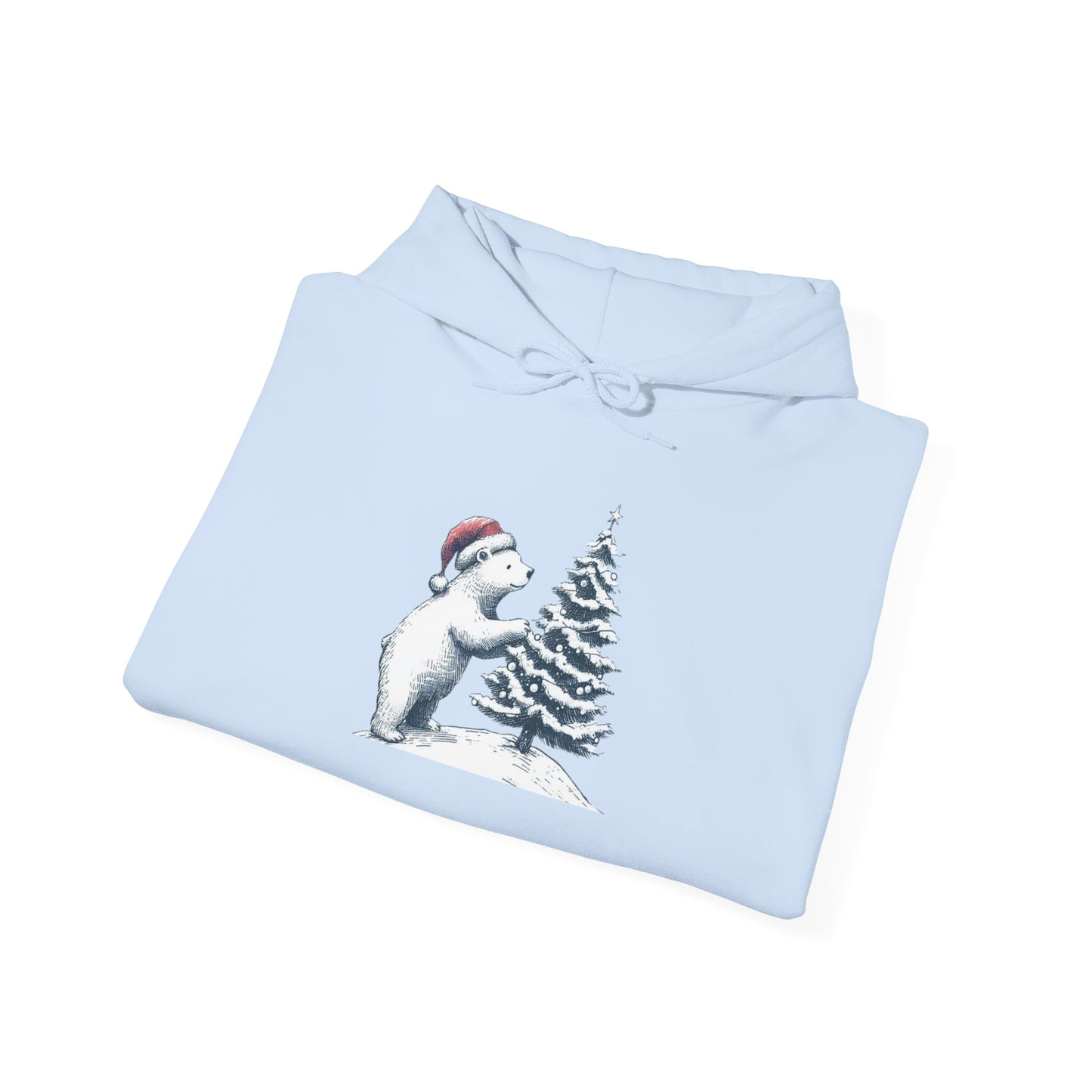 Vintage Polar Bear Christmas Sweatshirt, Cozy Winter Bear Holiday Sweater