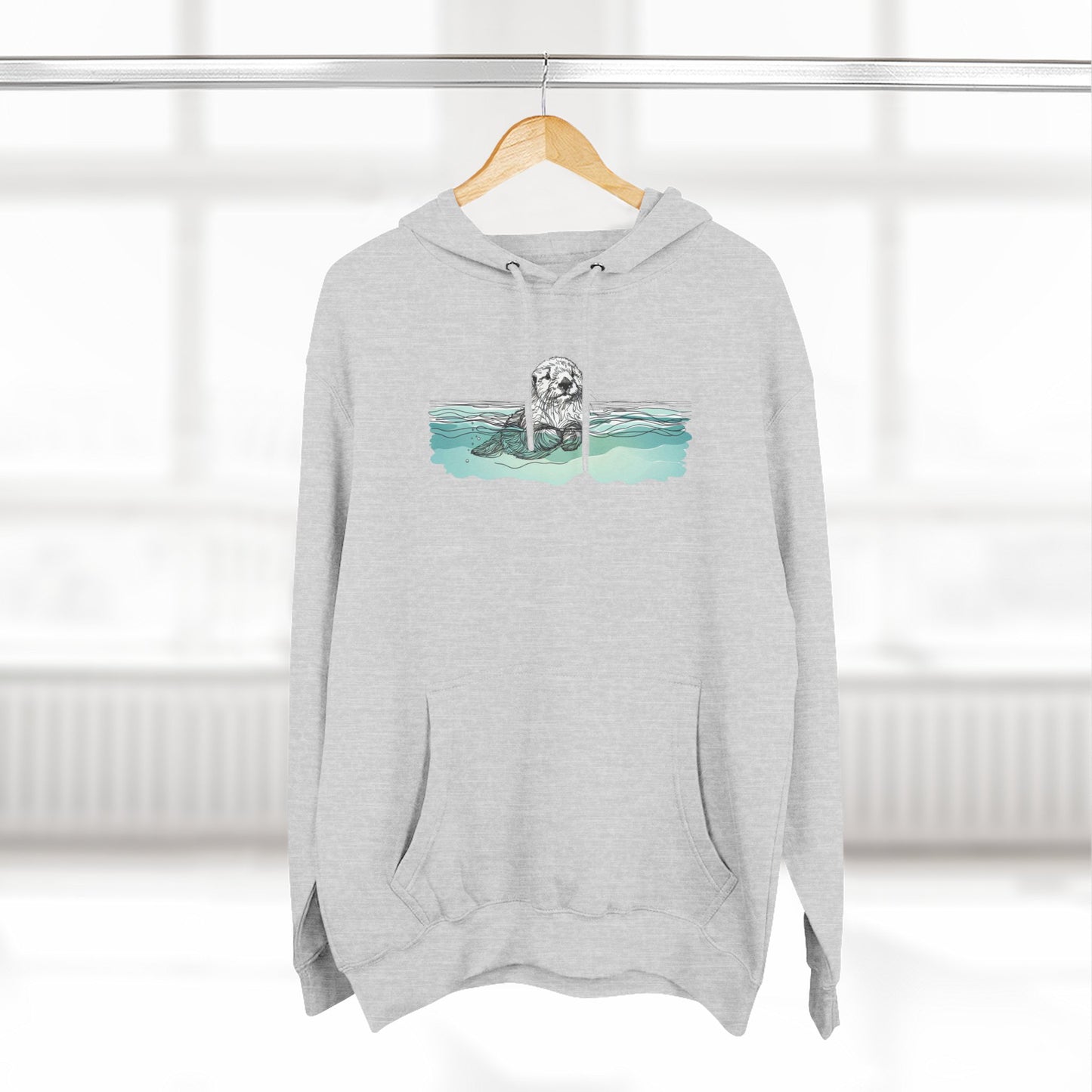 Otter in the Water Hoodie