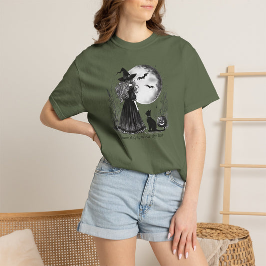 Comfort Colors Halloween Witch Moon Tee