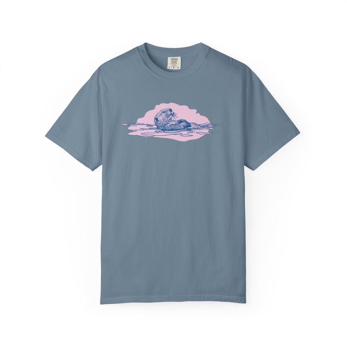 Sea Otter T-Shirt | Floating Otter Comfort Colors Tee